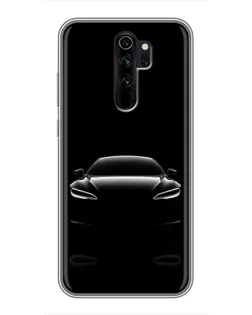 Чохол для Xiaomi Redmi Note 8 Pro з картинкою «Силует Tesla Night»
