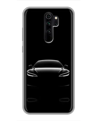 Чехол для Xiaomi Redmi Note 8 Pro с картинкой «Силуэт Tesla Night»