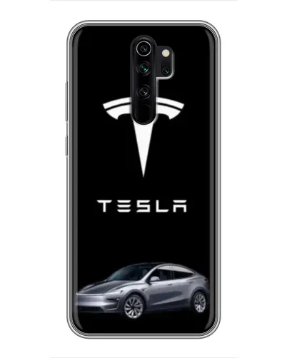 Чехол для Xiaomi Redmi Note 8 Pro с картинкой «Tesla Model Y»