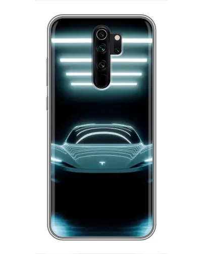 Чехол для Xiaomi Redmi Note 8 Pro с картинкой «Tesla в неоне»