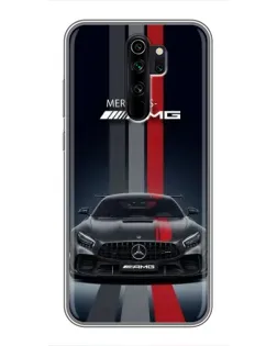 Чохол для Xiaomi Redmi Note 8 Pro з картинкою «Mercedes — білий карбон» Чохол для Xiaomi Redmi Note 8 Pro з картинкою «Mercedes — білий карбон»