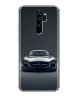 Чехол для Xiaomi Redmi Note 8 Pro с картинкой «Mercedes на черном»