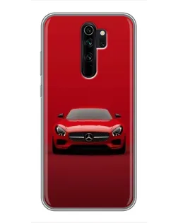 Чехол для Xiaomi Redmi Note 8 Pro с картинкой «Красный Mercedes AMG»