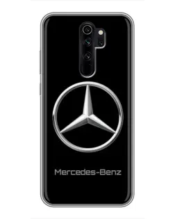 Чехол для Xiaomi Redmi Note 8 Pro с картинкой «Mercedes Silver Logo»