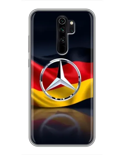 Чехол для Xiaomi Redmi Note 8 Pro с картинкой «Mercedes — флаг Германии»