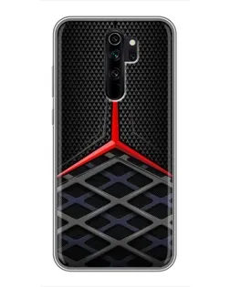 Чехол для Xiaomi Redmi Note 8 Pro с картинкой «Mercedes Carbon Grid»