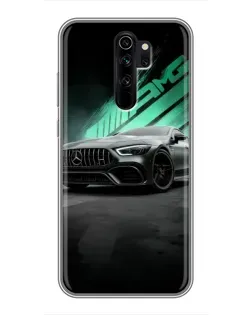 Чехол для Xiaomi Redmi Note 8 Pro с картинкой «Темный Mercedes AMG»