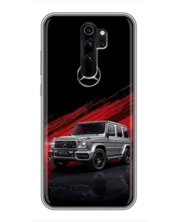 Чехол для Xiaomi Redmi Note 8 Pro с картинкой «Mercedes G-Class красный»