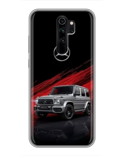 Чехол для Xiaomi Redmi Note 8 Pro с картинкой «Mercedes G-Class красный»