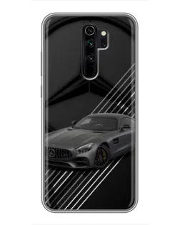 Чехол для Xiaomi Redmi Note 8 Pro с картинкой «Mercedes AMG — графика»