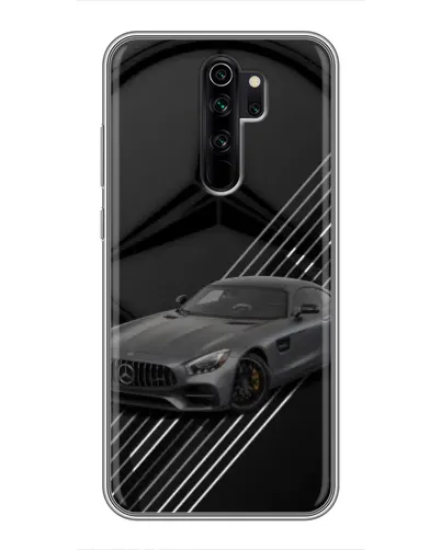 Чехол для Xiaomi Redmi Note 8 Pro с картинкой «Mercedes AMG — графика»