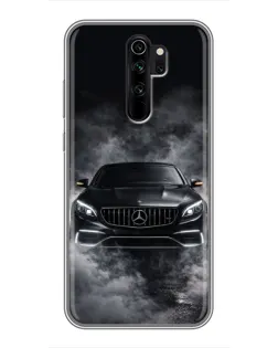 Чехол для Xiaomi Redmi Note 8 Pro с картинкой «Mercedes в дыму»