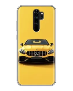 Чехол для Xiaomi Redmi Note 8 Pro с картинкой «Желтый Mercedes GT»