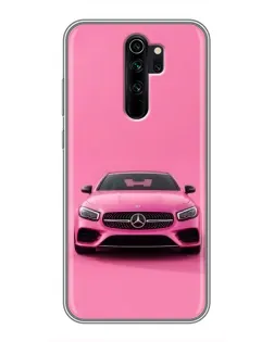 Чехол для Xiaomi Redmi Note 8 Pro с картинкой «Розовый Mercedes AMG»