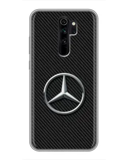 Чехол для Xiaomi Redmi Note 8 Pro с картинкой «Карбоновый Mercedes стиль»