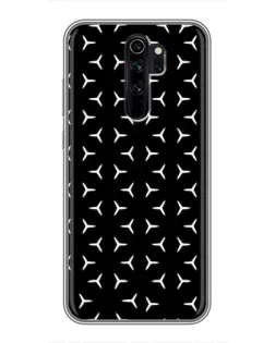 Чехол для Xiaomi Redmi Note 8 Pro с картинкой «Mercedes паттерн звезд»