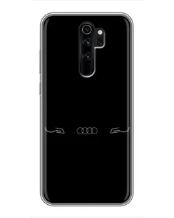 Чохол для Xiaomi Redmi Note 8 Pro з картинкою «Audi — світловий підпис»