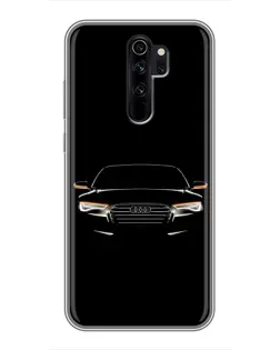 Чохол для Xiaomi Redmi Note 8 Pro з картинкою «Audi — нічний контур»