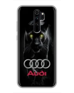 Чохол для Xiaomi Redmi Note 8 Pro з картинкою «Пантера та Audi»