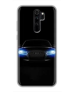 Чохол для Xiaomi Redmi Note 8 Pro з картинкою «Audi в неоні»