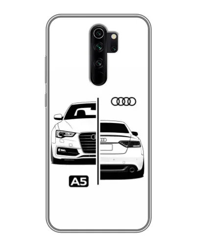 Чехол для Xiaomi Redmi Note 8 Pro с картинкой «Audi — контрастный дизайн» Чехол для Xiaomi Redmi Note 8 Pro с картинкой «Audi — контрастный дизайн»
