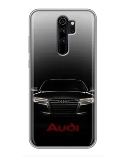 Чохол для Xiaomi Redmi Note 8 Pro з картинкою «Audi — градієнтний контур»