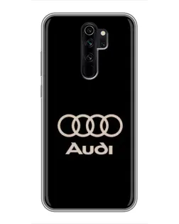 Чохол для Xiaomi Redmi Note 8 Pro з картинкою «Audi — золотий логотип»