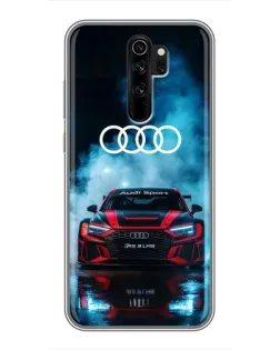 Чохол для Xiaomi Redmi Note 8 Pro з картинкою «Audi Sport — неон»