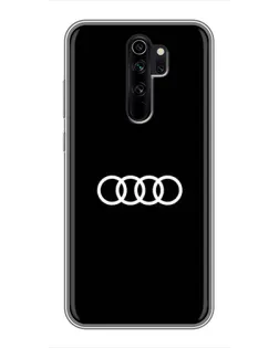Чохол для Xiaomi Redmi Note 8 Pro з картинкою «Audi White Logo»