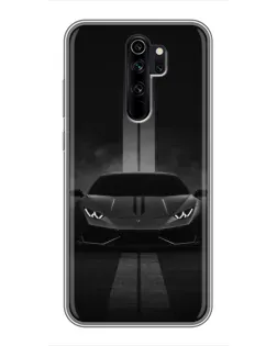 Чехол для Xiaomi Redmi Note 8 Pro с картинкой «Lamborghini симметрия дорог»