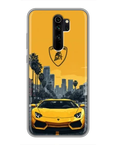 Чехол для Xiaomi Redmi Note 8 Pro с картинкой «Желтый Lamborghini город» Чехол для Xiaomi Redmi Note 8 Pro с картинкой «Желтый Lamborghini город»