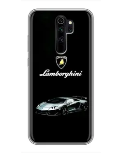 Чехол для Xiaomi Redmi Note 8 Pro с картинкой «Логотип Lamborghini классика»