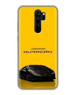 Чехол для Xiaomi Redmi Note 8 Pro с картинкой «Lamborghini Huracan черный»