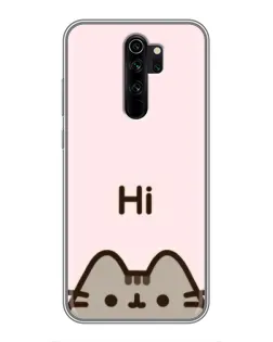 Чехол для Xiaomi Redmi Note 8 Pro с картинкой «Пушин говорит Hi» Чехол для Xiaomi Redmi Note 8 Pro с картинкой «Пушин говорит Hi»