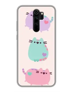 Чехол для Xiaomi Redmi Note 8 Pro с картинкой «Pusheen трио» Чехол для Xiaomi Redmi Note 8 Pro с картинкой «Pusheen трио»
