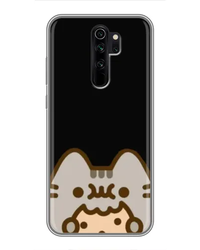 Чехол для Xiaomi Redmi Note 8 Pro с картинкой «Пушин на черном»