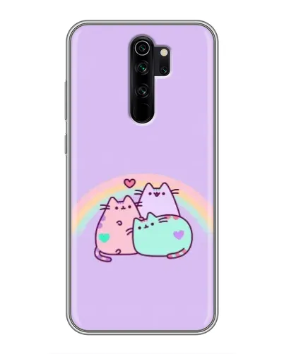 Чехол для Xiaomi Redmi Note 8 Pro с картинкой «Радужные Пушины»