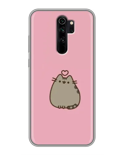 Чехол для Xiaomi Redmi Note 8 Pro с картинкой «Pusheen сердце»