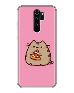 Чехол для Xiaomi Redmi Note 8 Pro с картинкой «Пушин с пиццей» Чехол для Xiaomi Redmi Note 8 Pro с картинкой «Пушин с пиццей»