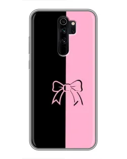 Чехол для Xiaomi Redmi Note 8 Pro с картинкой «Половинки банта»