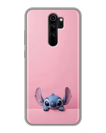 Чехол для Xiaomi Redmi Note 8 Pro с картинкой «Stitch выглядывает»