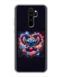 Чехол для Xiaomi Redmi Note 8 Pro с картинкой «Stitch в цветах» Чехол для Xiaomi Redmi Note 8 Pro с картинкой «Stitch в цветах»