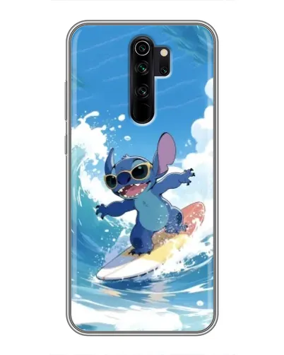 Чехол для Xiaomi Redmi Note 8 Pro с картинкой «Стич на волне»