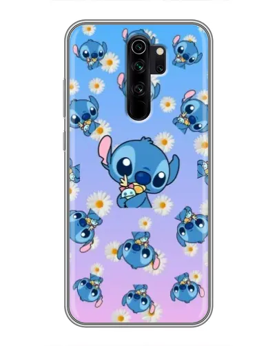 Чехол для Xiaomi Redmi Note 8 Pro с картинкой «Паттерн со Стичем»