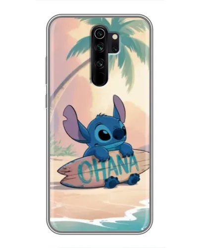 Чехол для Xiaomi Redmi Note 8 Pro с картинкой «Стич на серфе»
