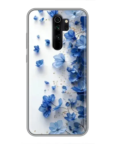 Чохол для Xiaomi Redmi Note 8 Pro з картинкою «Блакитний квітковий каскад» Чохол для Xiaomi Redmi Note 8 Pro з картинкою «Блакитний квітковий каскад»