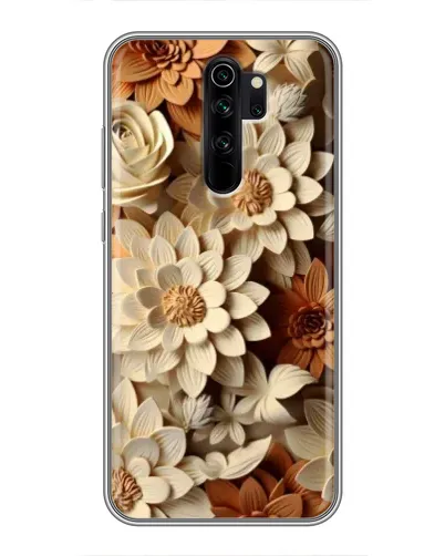 Чохол для Xiaomi Redmi Note 8 Pro з картинкою «Бежевий флористичний декор» Чохол для Xiaomi Redmi Note 8 Pro з картинкою «Бежевий флористичний декор»