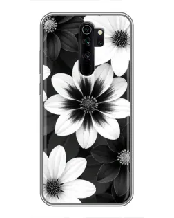 Чохол для Xiaomi Redmi Note 8 Pro з картинкою «Монохромні айстри» Чохол для Xiaomi Redmi Note 8 Pro з картинкою «Монохромні айстри»