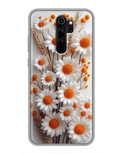 Чохол для Xiaomi Redmi Note 8 Pro з картинкою «Білі сухоцвіти» Чохол для Xiaomi Redmi Note 8 Pro з картинкою «Білі сухоцвіти»