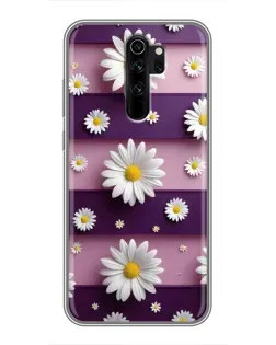 Чохол для Xiaomi Redmi Note 8 Pro з картинкою «Ромашки на фіолетовому» Чохол для Xiaomi Redmi Note 8 Pro з картинкою «Ромашки на фіолетовому»